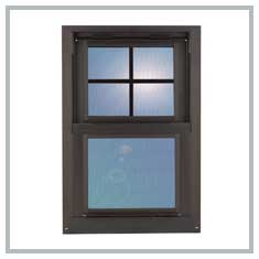 Rated Double Hung Window